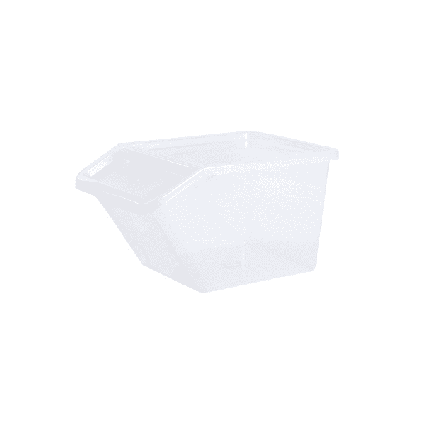Bac de rangement Incliné 40 litres avec couvercle Plast team