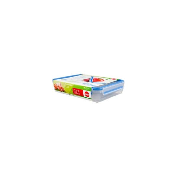 3 Boîtes Charcuterie Fresh TATAY - 17x25,2cm - Sans BPA, Micro-ondable/Lave-vaisselle - Noir