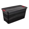 Grande Boîte de rangement noire 83 litres