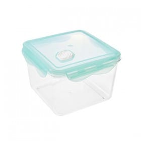 4 Boîtes plastique alimentaire carré pour congélation Promo