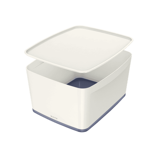 Grande Boîte de rangement design bicolore 18 litres My Box Leitz
