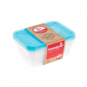 Lot de 3 Boîtes de congélation 1,25 litres Keeeper