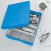 Boîte carton compartimentée multi usages avec couvercle LEITZ