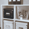 Boîte de rangement Cube en Carton Solide Taille Moyenne Leitz