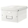 Boîte de rangement en carton Taille Moyenne Blanche