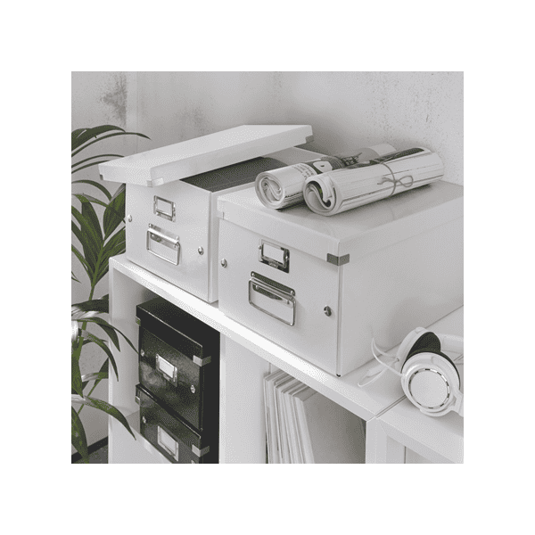 Boîte de rangement en carton Taille Moyenne A4+ Leitz