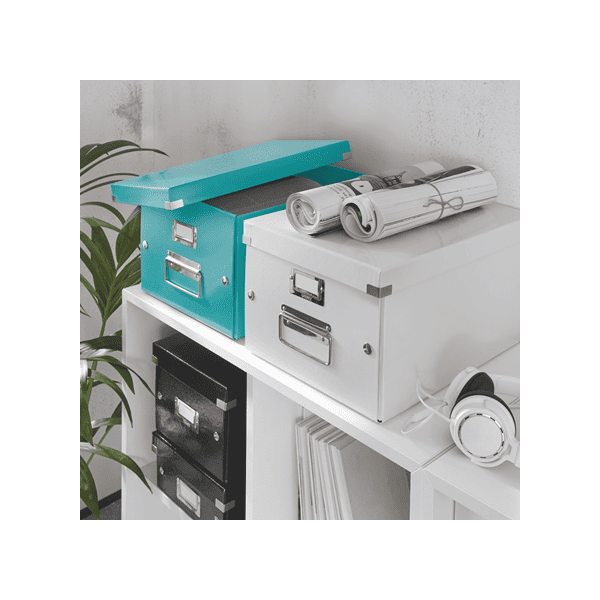 Boîte de rangement en carton Taille Moyenne A4+ Leitz