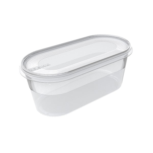 Boîte conservation alimentaire congélation ovale 800 ml Plast team