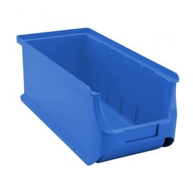 Lot De 30 Boîtes De Rangement ERGO-Box Taille 4 - Noir, Avec Bec, Empilables, Dimensions 20,4x33x15,5 Cm