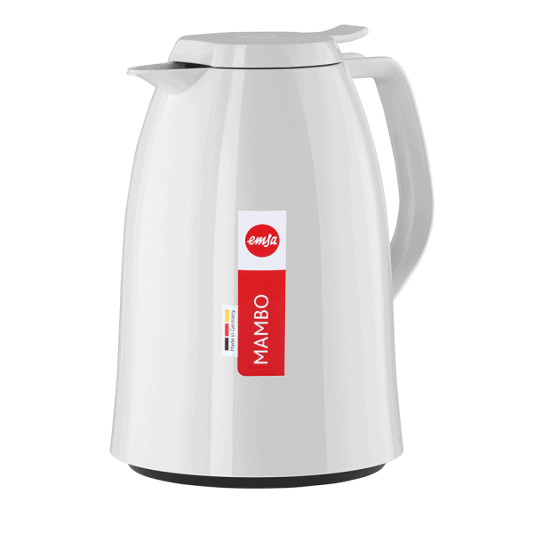 Pichet isotherme 1 litre blanc brillant Mambo Emsa