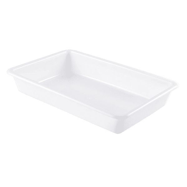 Bac alimentaire plat blanc 3 litres GILAC