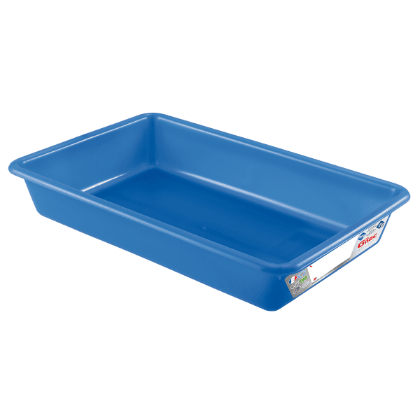 Bac plat bleu 3 litres traité antibactérien HACCP GILAC