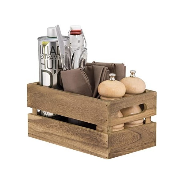 Petite Caisse en bois Laqué Tablecaddy Securit