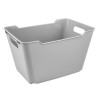 Bac de rangement élégant avec poignées 12 litres