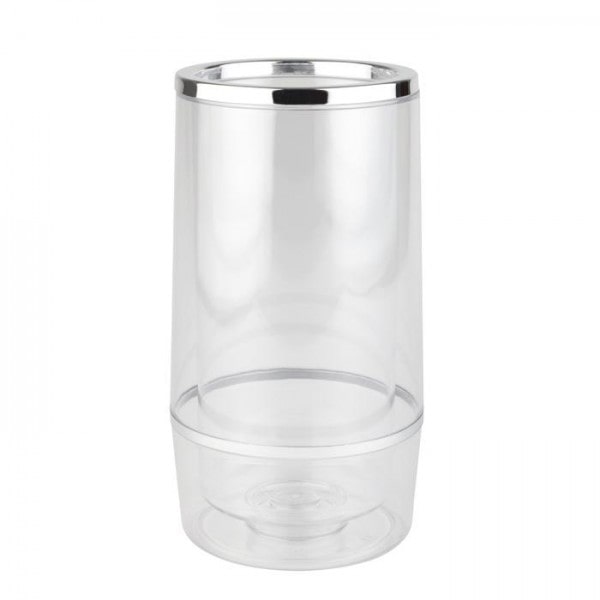 Rafraîchisseur de bouteille transparent isolant polystyrène