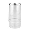 Rafraîchisseur de bouteille transparent isolant polystyrène