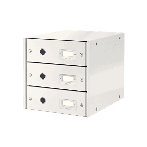 Bloc de Rangement pour Bureau 3 tiroirs A4 Wow
