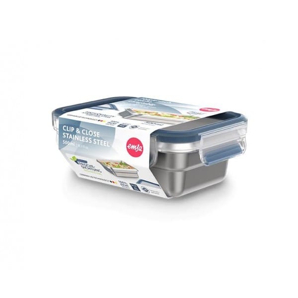 Boîte Alimentaire Inox 304 Avec Couvercle - 2900 Ml - Pour Charcuterie, Fromage, Légumes - Lavable Lave-vaisselle