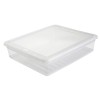 Boîte transparente plate 9 litres anti poussière