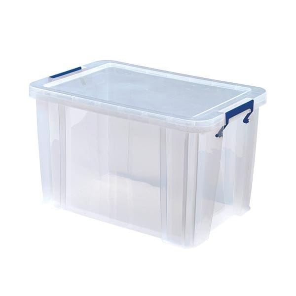 Caisse solide avec couvercle et poignees