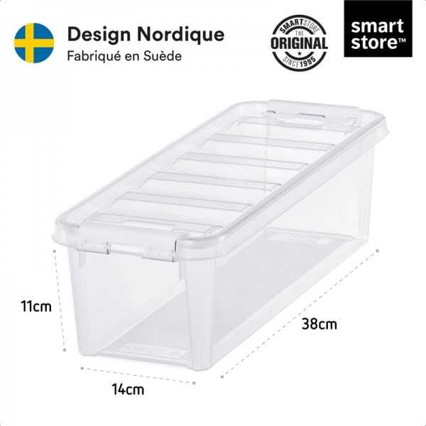 Boîte de rangement allongée 3,5 litres