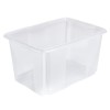 Bac Transparent empilable emboitable 45 litres