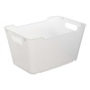 Panier de rangement lifestyle transparent 6 litres