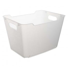 Panier de rangement design transparent 20 l