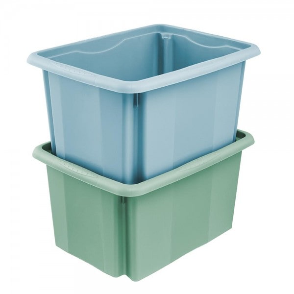 Bac de rangement élégant coloré 15 litres