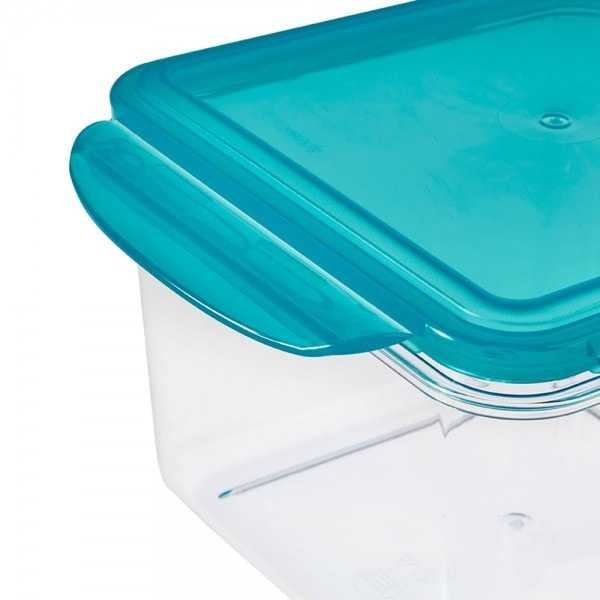 Boîte Transparente Carrée Incassable 1,7 litres