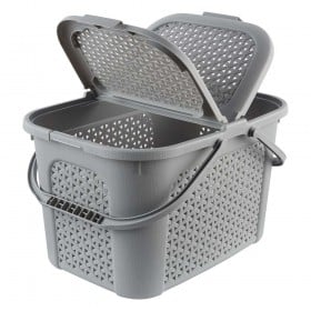 Panier à Courses et Pique-Nique en Plastique 28 litres