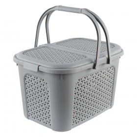 Panier à Courses et Pique-Nique en Plastique 28 litres