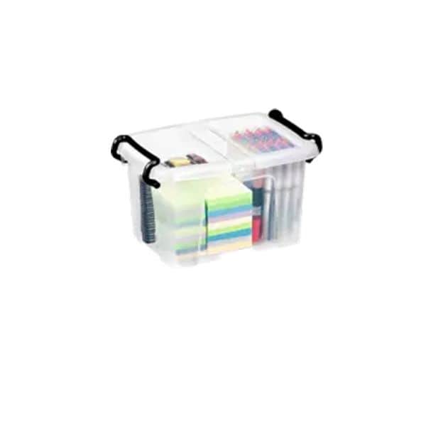 Petite Boîte de rangement 6 litres avec couvercle papillon