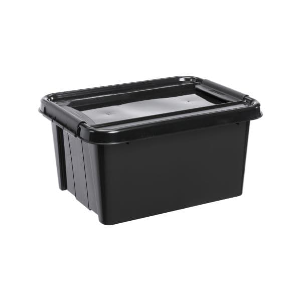 Boîte de rangement Noire 32 litres pour Garage