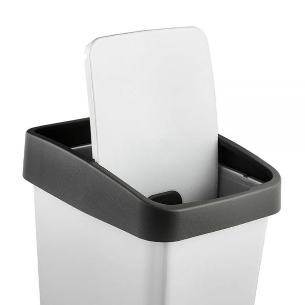 Poubelle Rectangulaire à couvercle basculant 45 litres