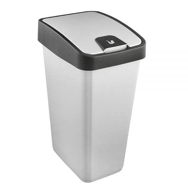 Poubelle Rectangulaire à couvercle basculant 45 litres