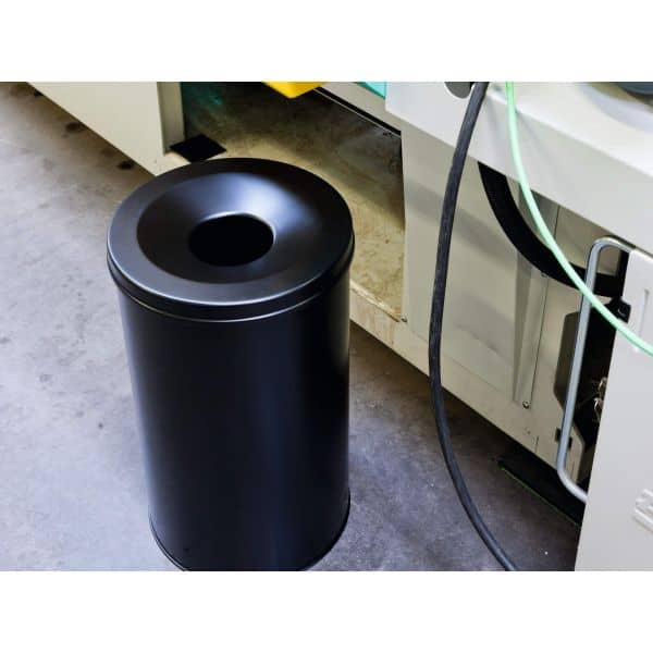 Corbeille à papier anti feu pour professionnels 60 litres