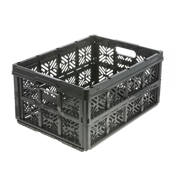 Caisse pliante 32 litres bleu ida