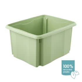 Boîtes De Rangement Empilables Avec Couvercle – 13 Litres, Bleu, Pour Chambre, Bureau, Cuisine, Placard