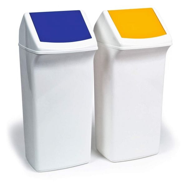 Couvercle basculant rouge pour bac Durabin 40 litres