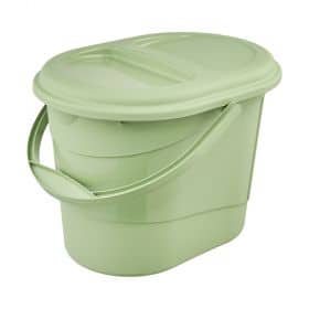 Seau à déchets verts et bios en plastique recyclé 13 litres