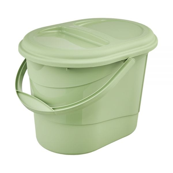 Seau à déchets verts et bios en plastique recyclé 13 litres