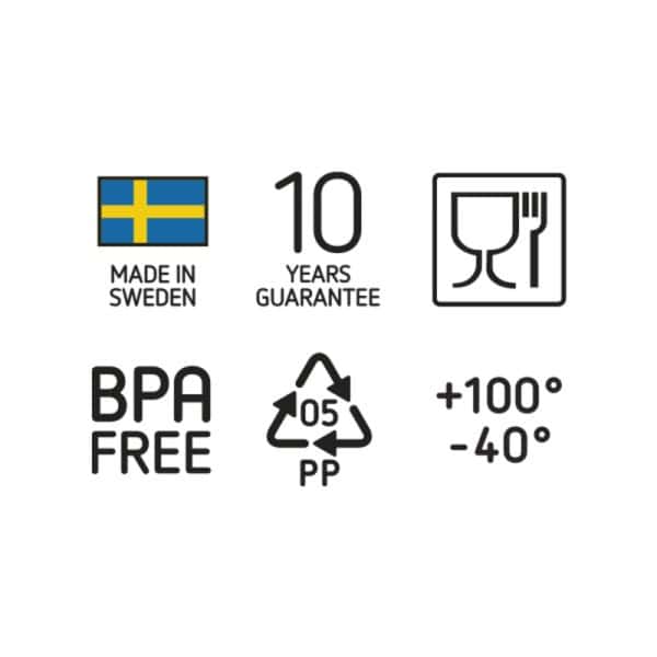 Boîte de rangement Rose transparente 14 litres