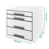 Module de classement 4 tiroirs format A4+ Wow Cube