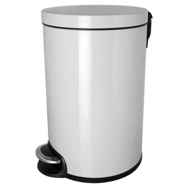 Petite Poubelle salle de bain blanche 5 litres