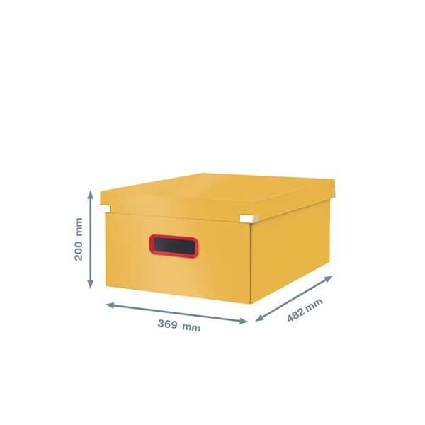 Boîte de rangement solide en Carton Click & Store Cosy L