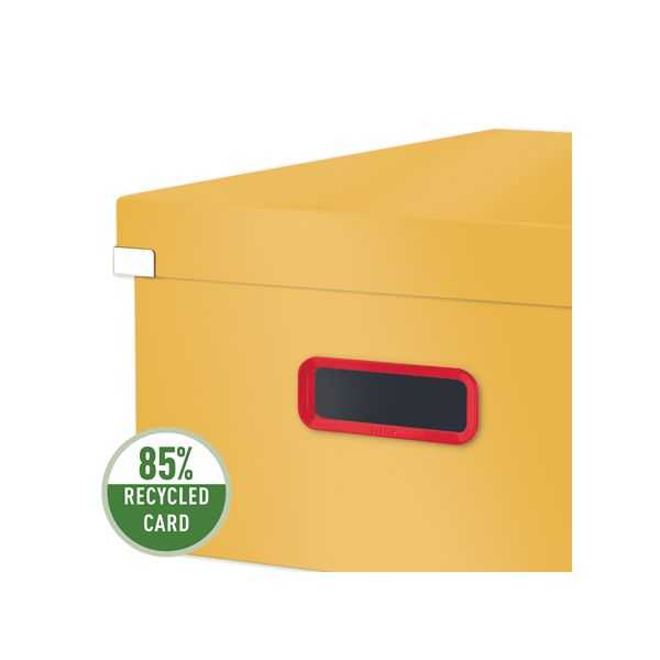 Boîte de rangement solide en Carton Click & Store Cosy L