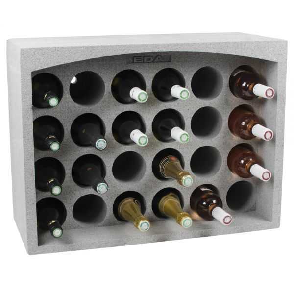 Casier à bouteilles en polystyrène EDA 24 bouteilles empilable