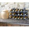 3 Supports Range Bouteilles empilables 18 Bouteilles