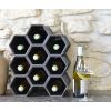 Mini-rangement empilable pour 3 bouteilles 